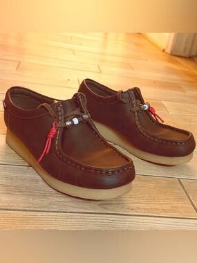 Clarks Wallabee Leather Shoes
